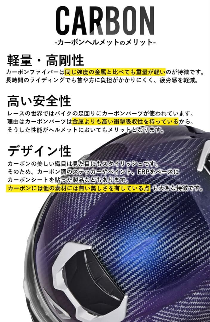 アストン GT1000-F フルフェイス カーボンヘルメット Mサイズ