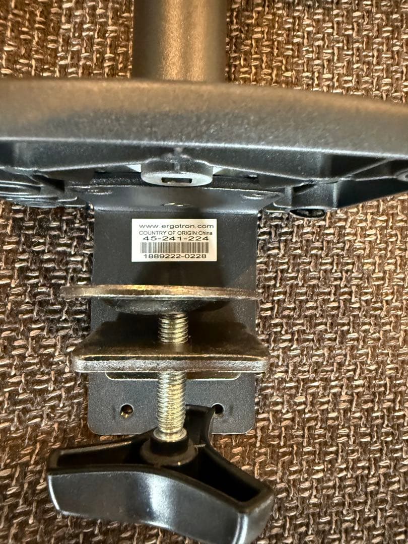 ERGOTRON エルゴトロン LX デスク モニターアーム マットブラック