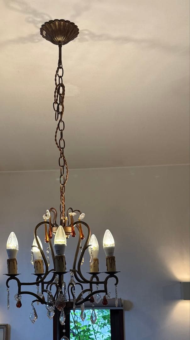 ぐり　Handleオリジナルアンティーク風シャンデリア(ラルム・L）