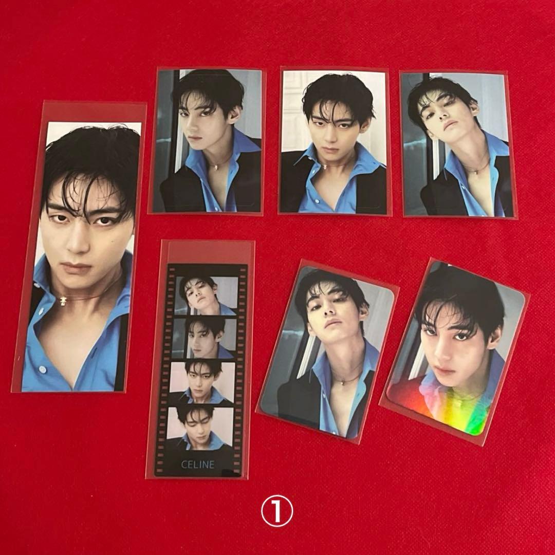 BTS ロングステッカー・正方形両面フォト・ホログラム両面フォトカード♡Ｖ