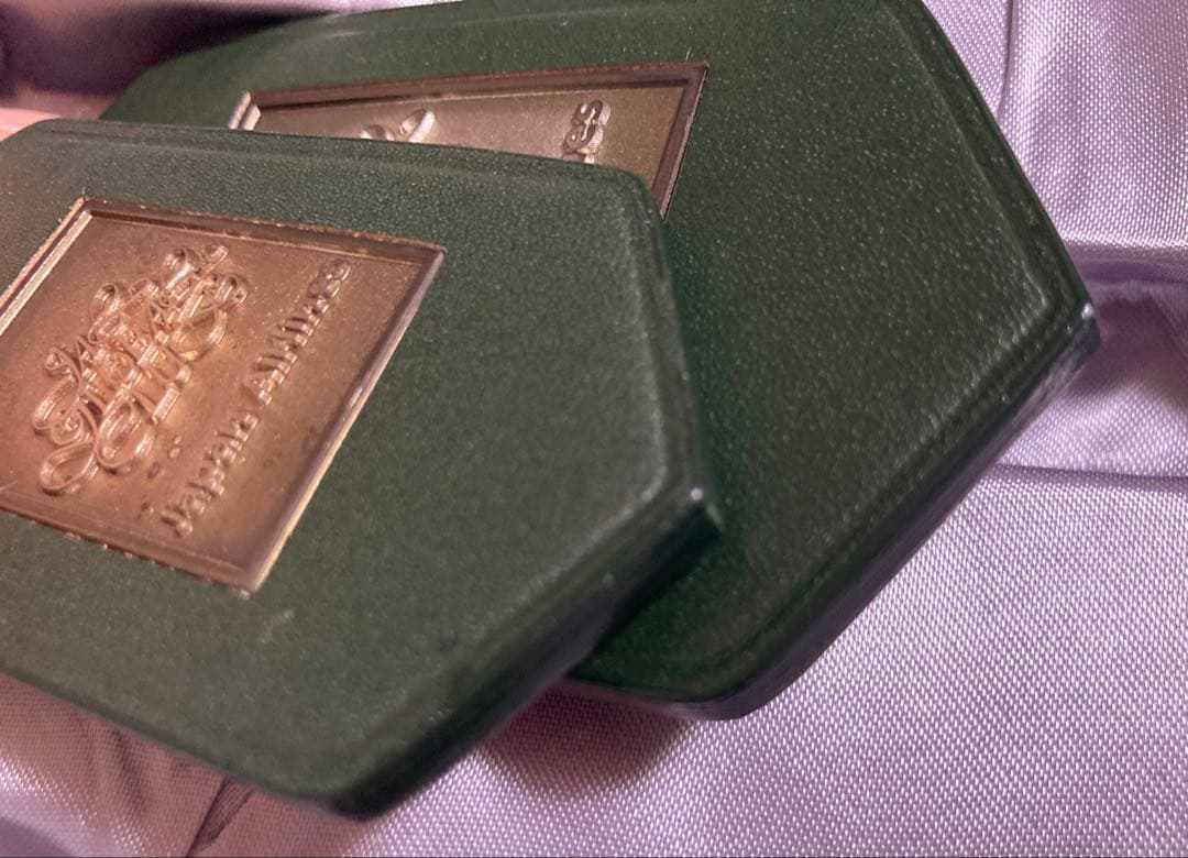 JAL 亀タグ JGC25万マイル搭乗記念 大小2個セット