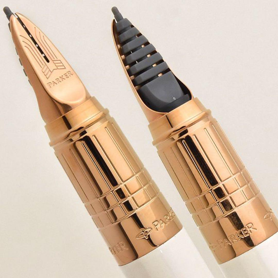 PARKER 5th 万年筆 ホワイト ゴールド