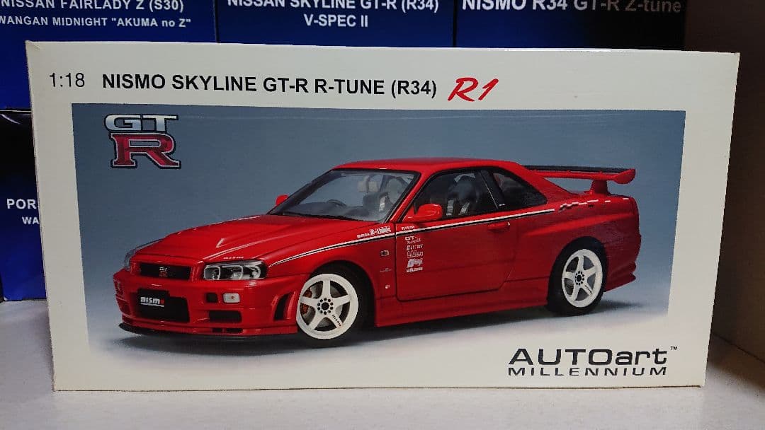 オートアート 1/18 日産 スカイライン GT-R R34 R-tune