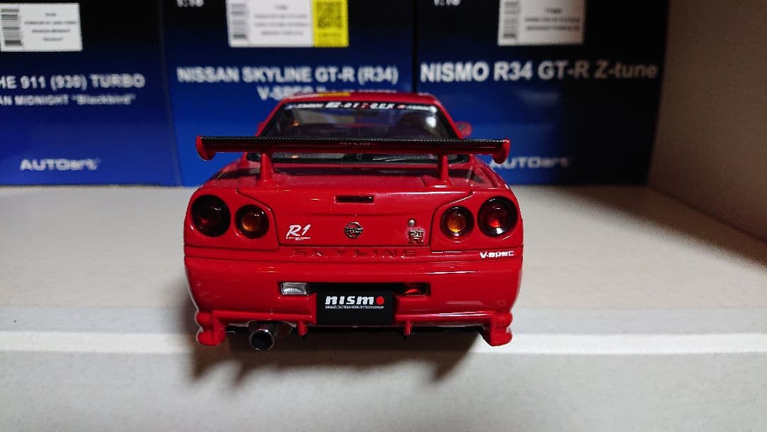 オートアート 1/18 日産 スカイライン GT-R R34 R-tune