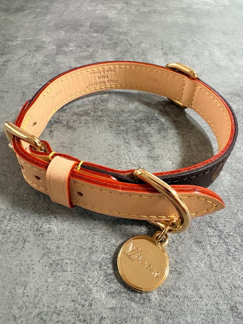 ✨新品試着のみ✨LOUIS VUITTON/首輪/定価73,700円/PMサイズ