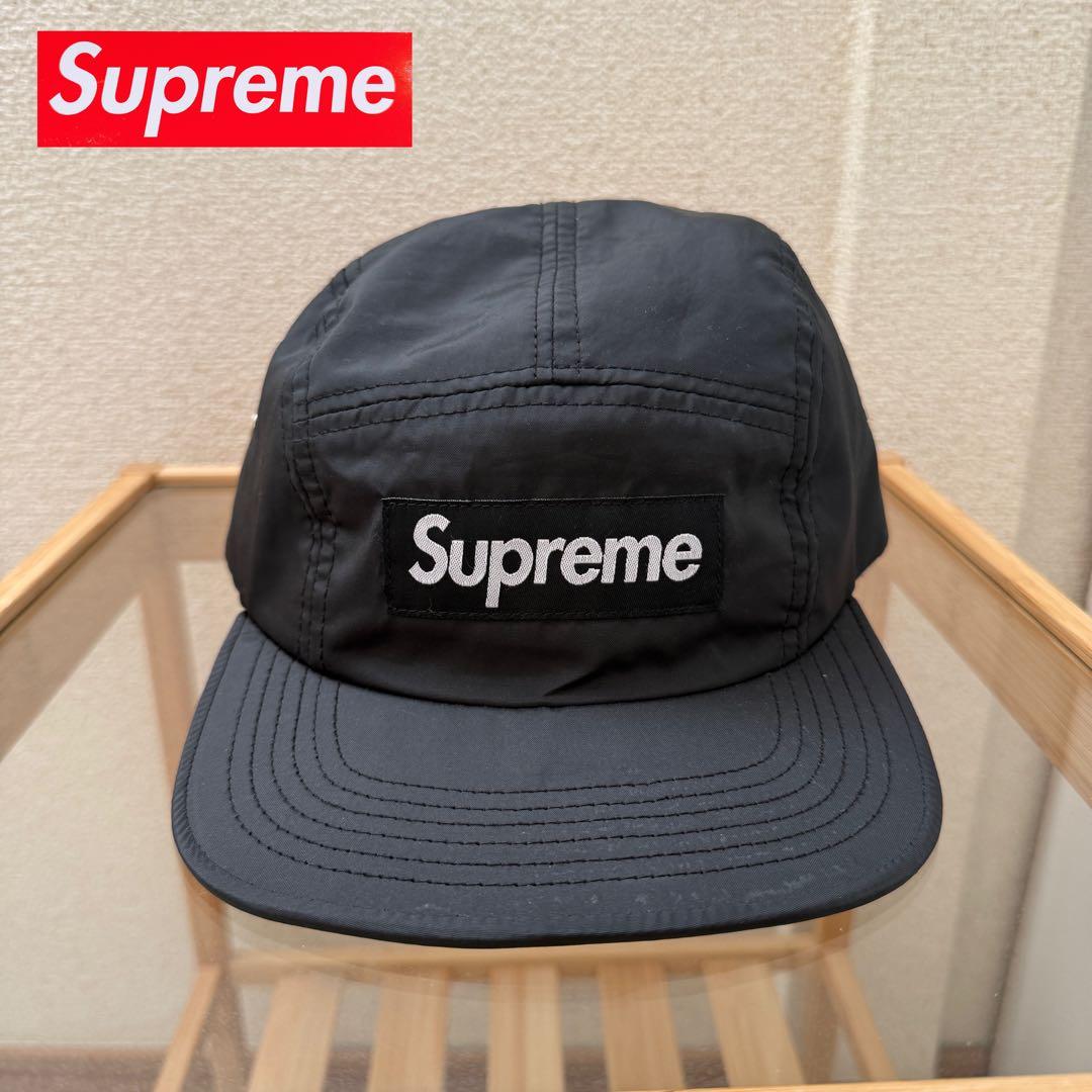 supreme Camp Cap ナイロン ボックスロゴ