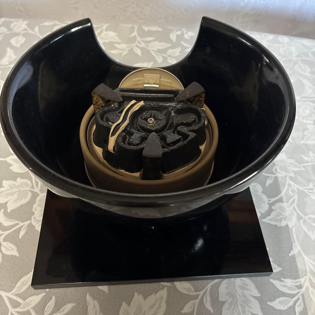 野々田商店　茶道具　風炉型電熱器　黒