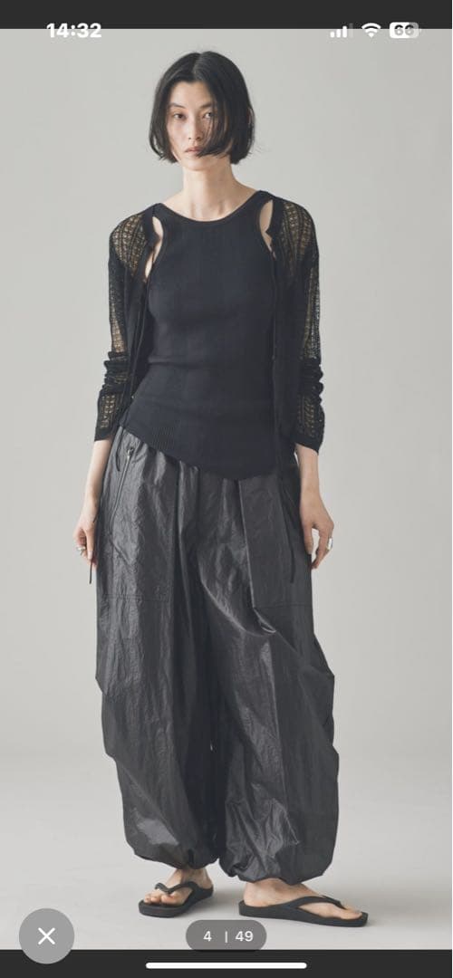 【本日値下げ】人気　カレンソロジー/ナイロンジップ　カーゴパンツ