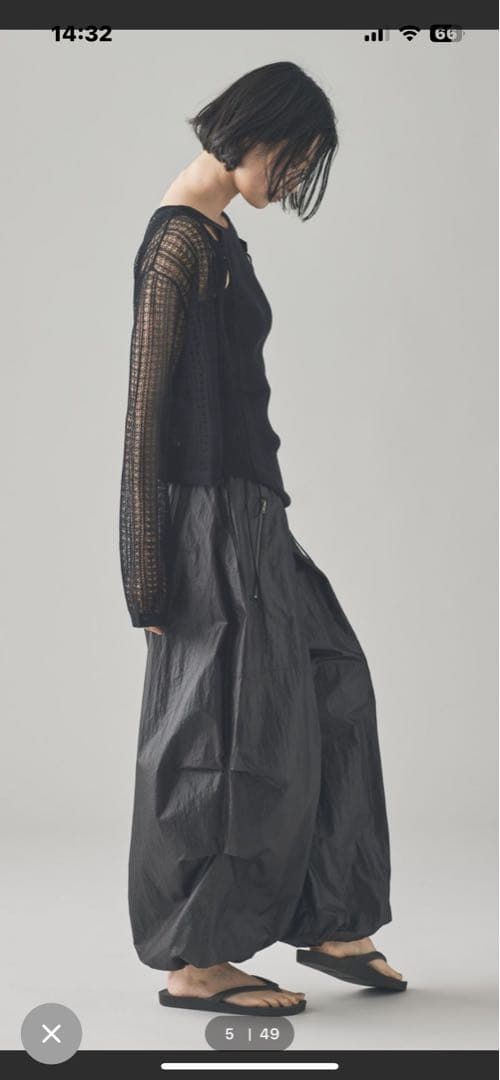 【本日値下げ】人気　カレンソロジー/ナイロンジップ　カーゴパンツ