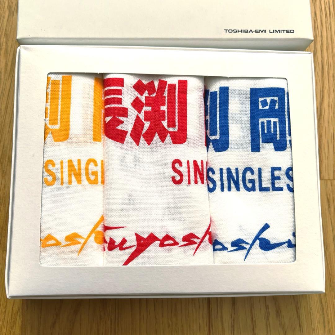 【超レア 入手困難品】新品未使用 長渕剛 SINGLES 手ぬぐい3枚セット