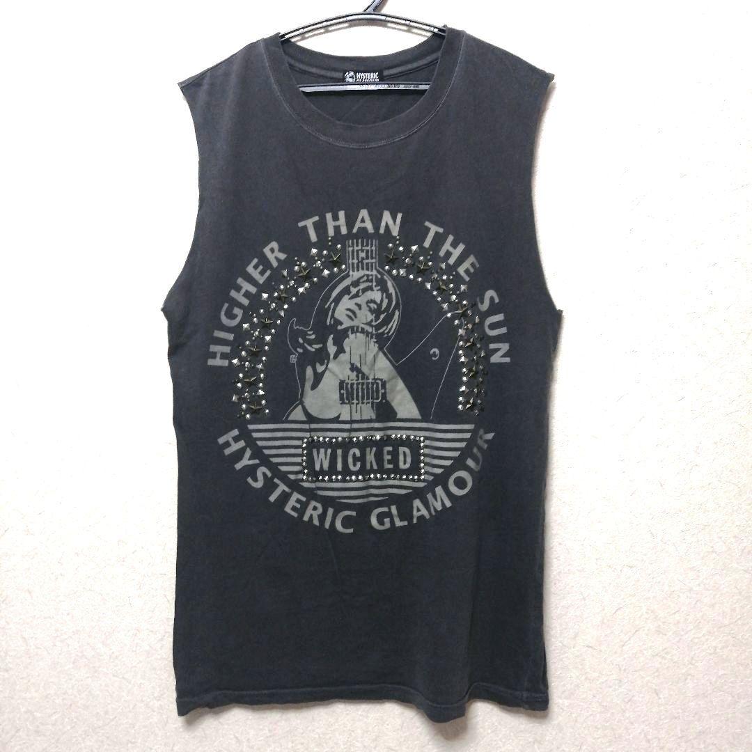 HYSTERIC Glamour ヒステリックグラマースタッズ付タンクトップ