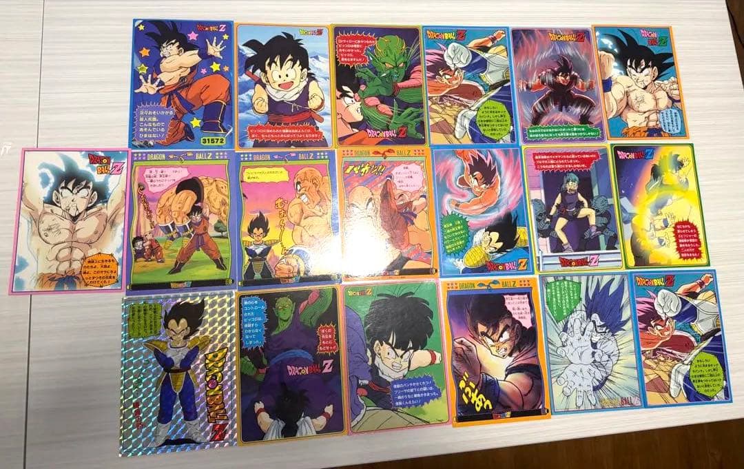 ドラゴンボールZ 激レア！？大きめレトロカード 19枚セット