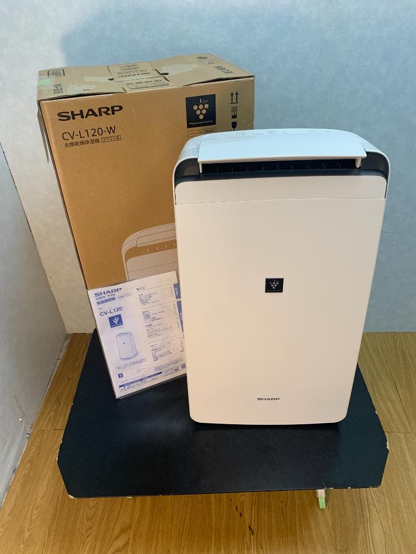 Y☆286 シャープ 衣類乾燥除湿機 CV-L120-W 美品