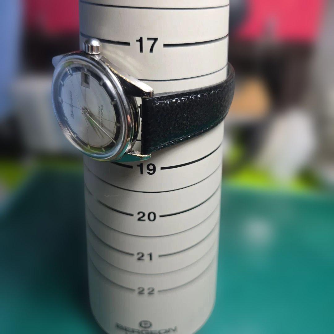 (OH済)セイコー スポーツマン17jewels手巻き時計 稼働品です。