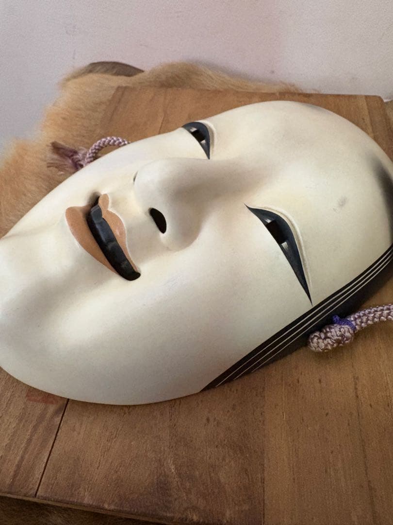 能面　田中二郎　ビンテージ　Japan 骨董　稀少品
