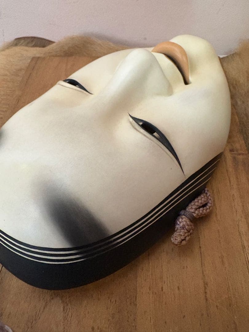 能面　田中二郎　ビンテージ　Japan 骨董　稀少品