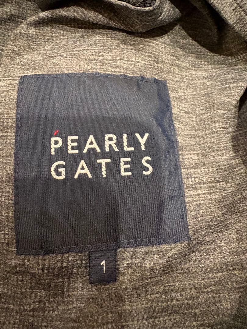 PEARLY GATES フード付きジャンパーサイズ1 グレー　新品未使用
