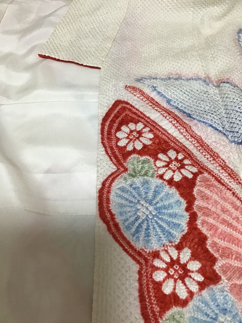 清楚な総絞り　正絹振袖　5点セット＋正絹長襦袢 振袖フルセット