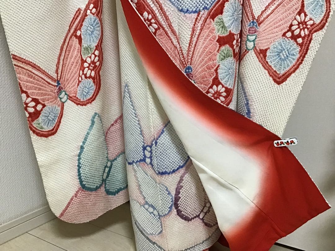 清楚な総絞り　正絹振袖　5点セット＋正絹長襦袢 振袖フルセット