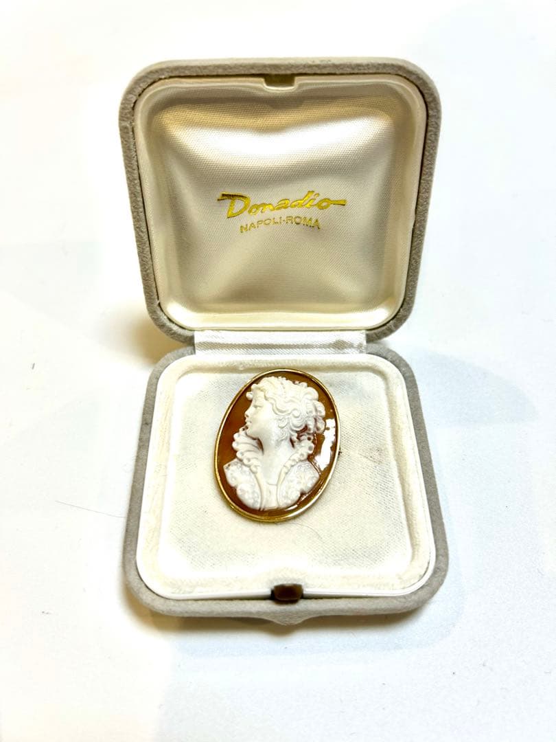 t*a様 Donadio カメオブローチ　k14
