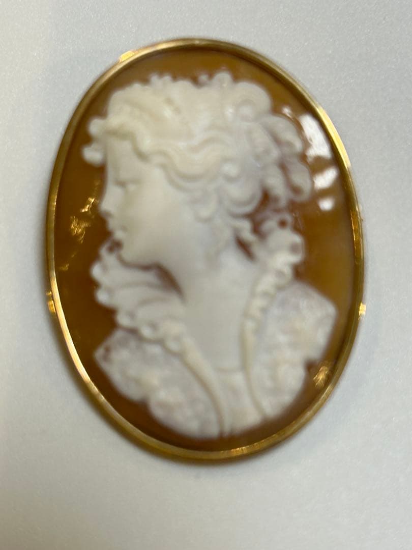 t*a様 Donadio カメオブローチ　k14