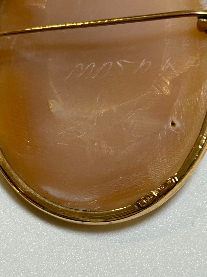 t*a様 Donadio カメオブローチ　k14