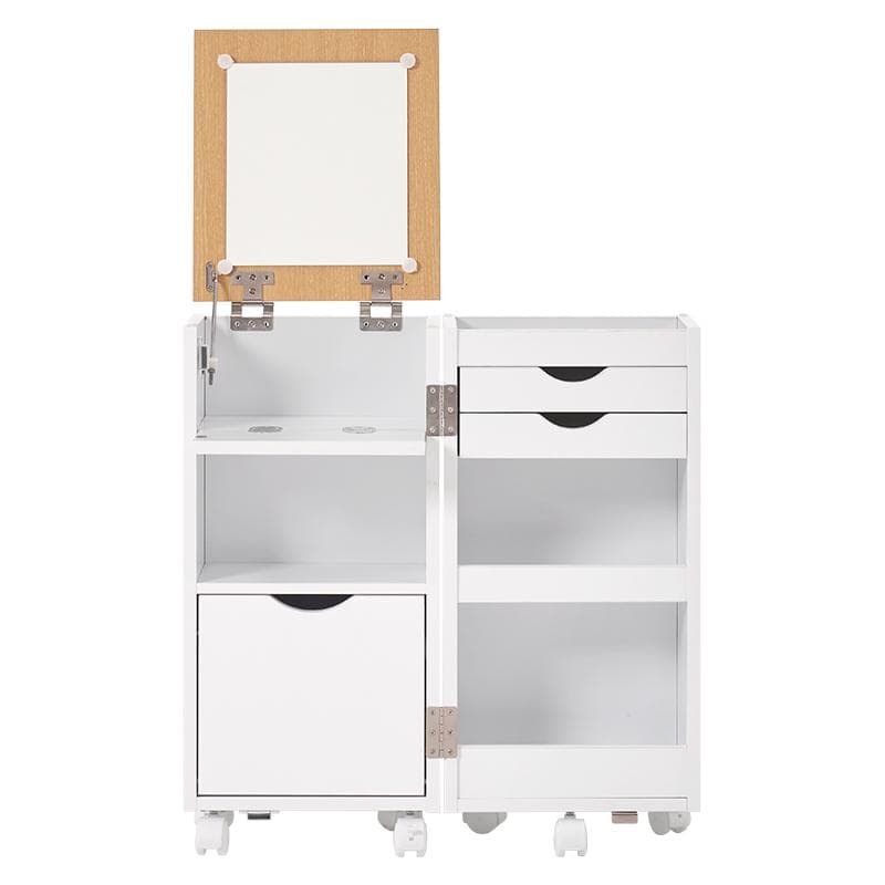 コスメワゴン　ミラー付き　コスメボックス　完成品