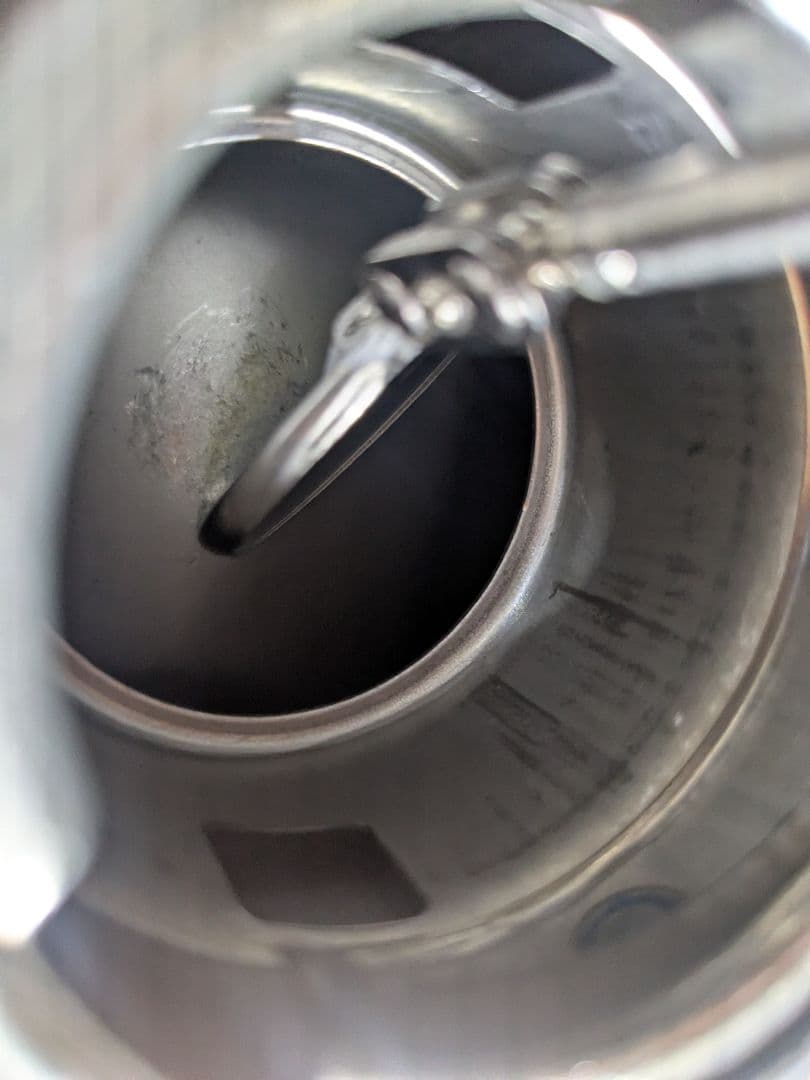 スズキ バイクタンク オレンジ ホワイト