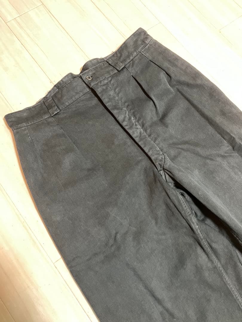 50s フランス軍　M-52 2タックチノ　後染めブラック