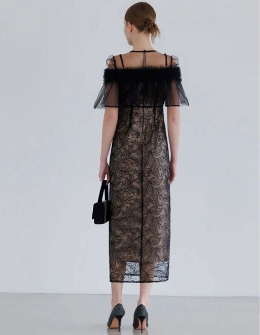 お値下げ中【Leja】3WAYフラワーチュールアシンメトリー オケージョンドレス