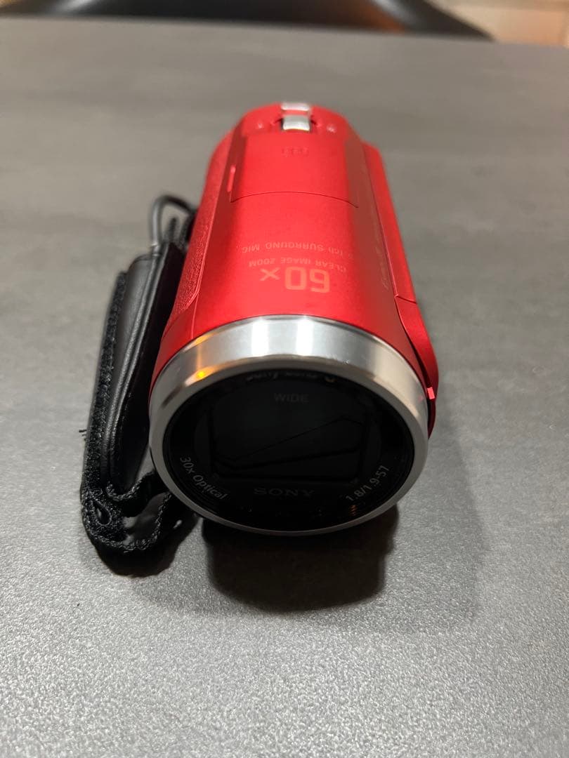 ち*ぶ様 SONY ソニー HDR-CX 680 レッド ビデオカメラ 本体とそ