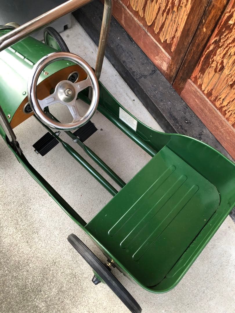 クラシック ペダルカー グリーン 乗用玩具