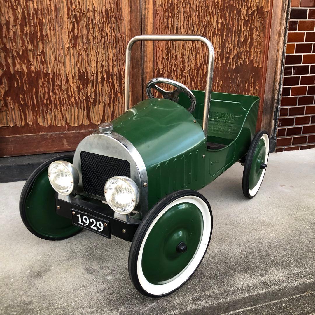 クラシック ペダルカー グリーン 乗用玩具
