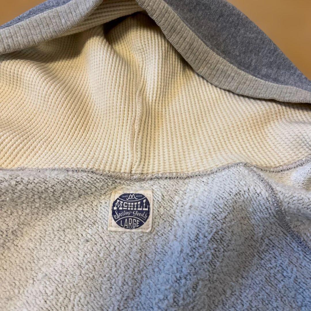 トイズマッコイ　McHILL グレー フルジップパーカー Lサイズ