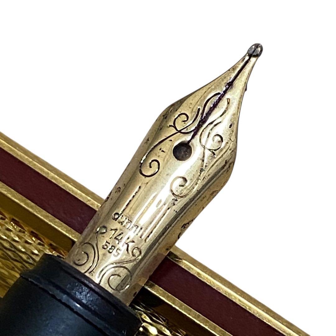 ダンヒル 14K 万年筆 ペン先 14金 ゴールド dunhill 585