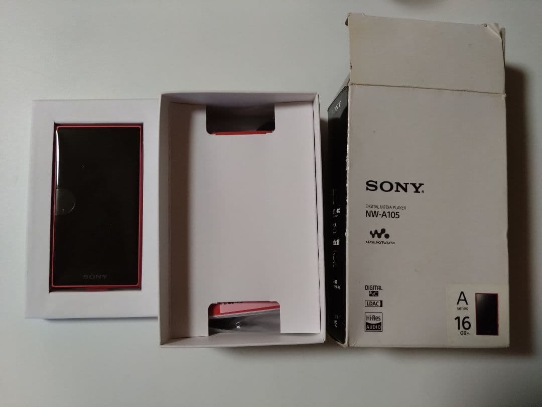SONY NW-A105 レッド 16GB デジタルオーディオプレーヤー
