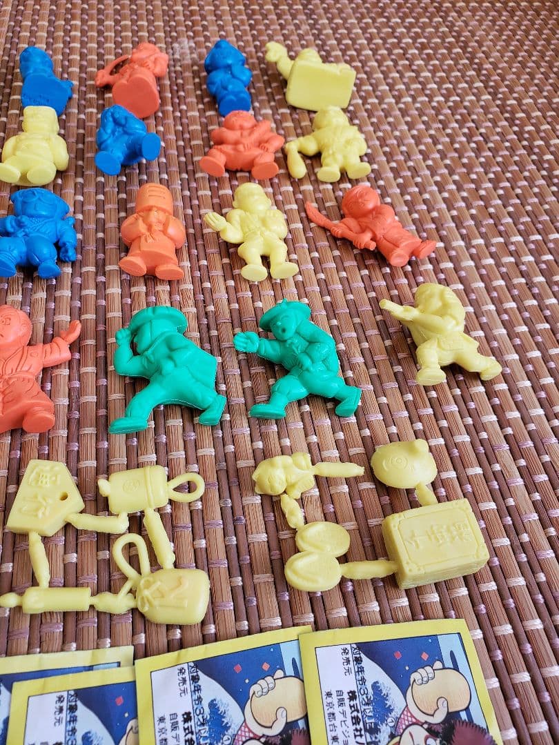 がんばれゴエモン消しゴムフルセット　ファミコン　キャラクター　キン消し