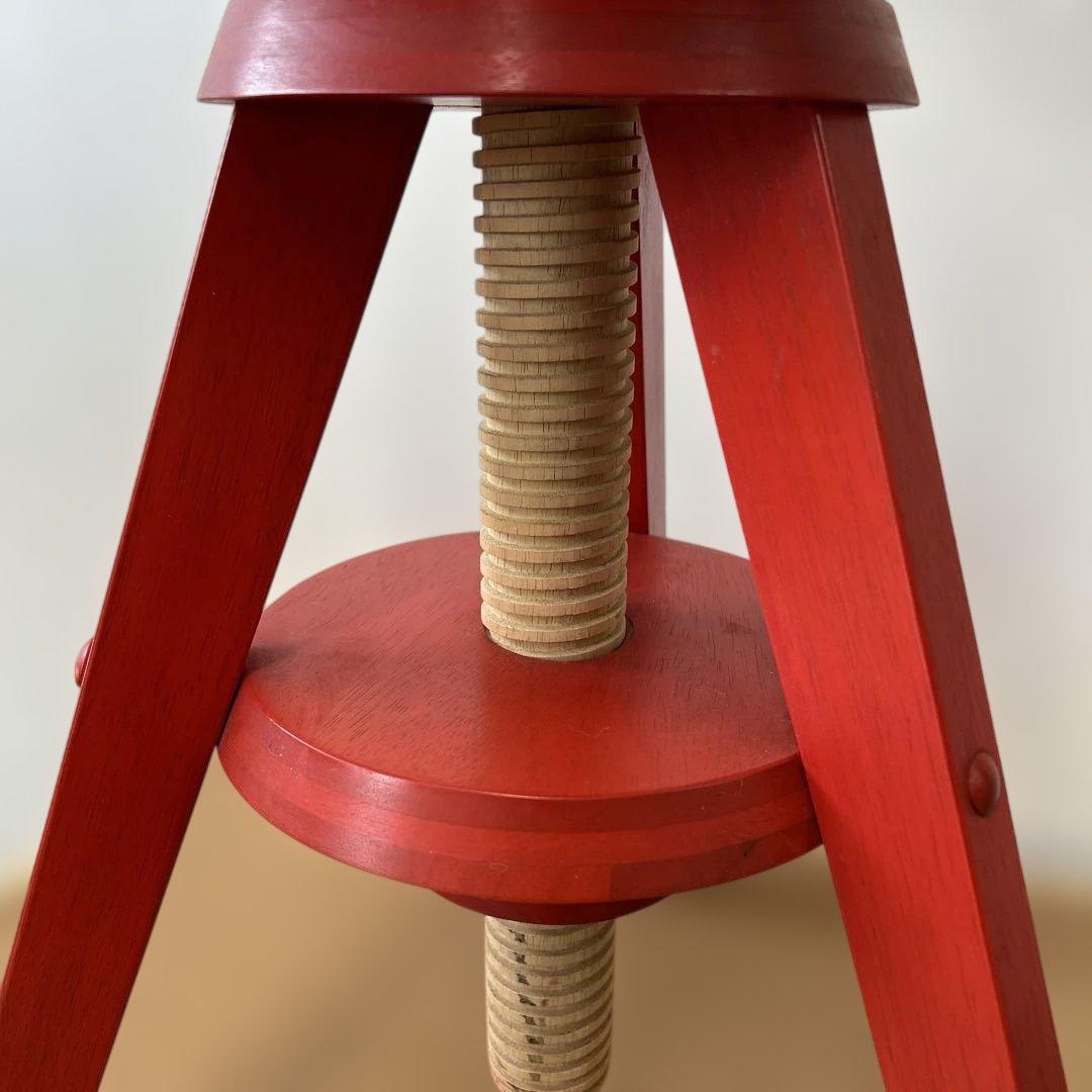 【極レア】アフタヌーンティー　レッド　スツール　赤