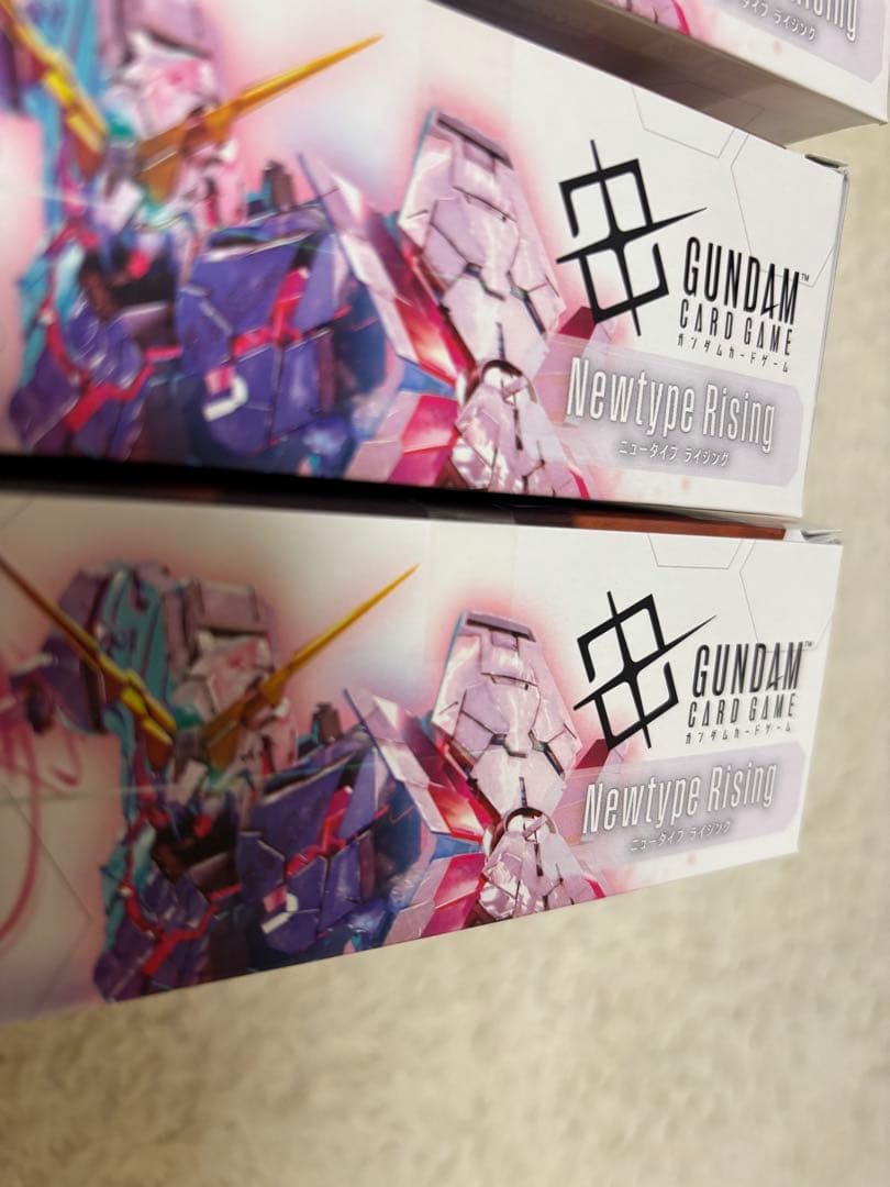 ガンダムカードゲーム Newtype Rising 3BOX テープ付　おまけ有