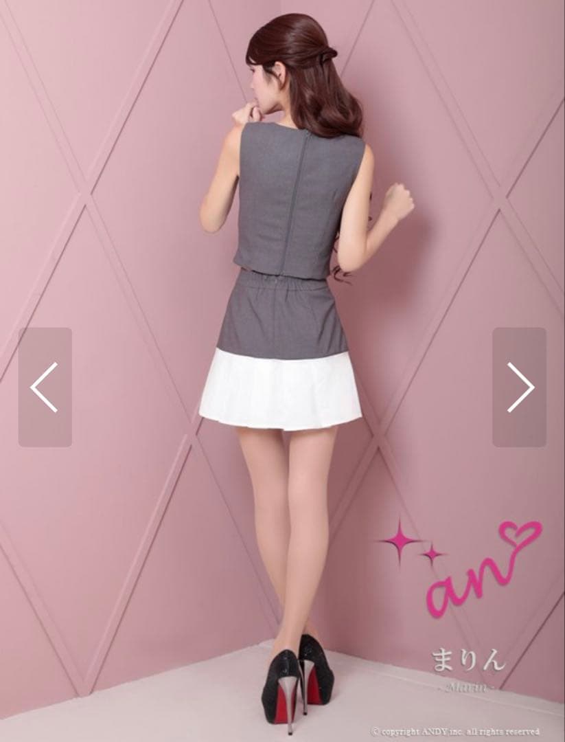 sugar an ナイトドレス グレー XS 完売品 セットアップ定価29700