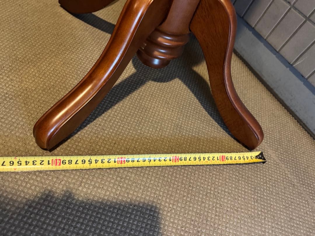 木製コート掛けスタンド ブラウン　ハンガーラック