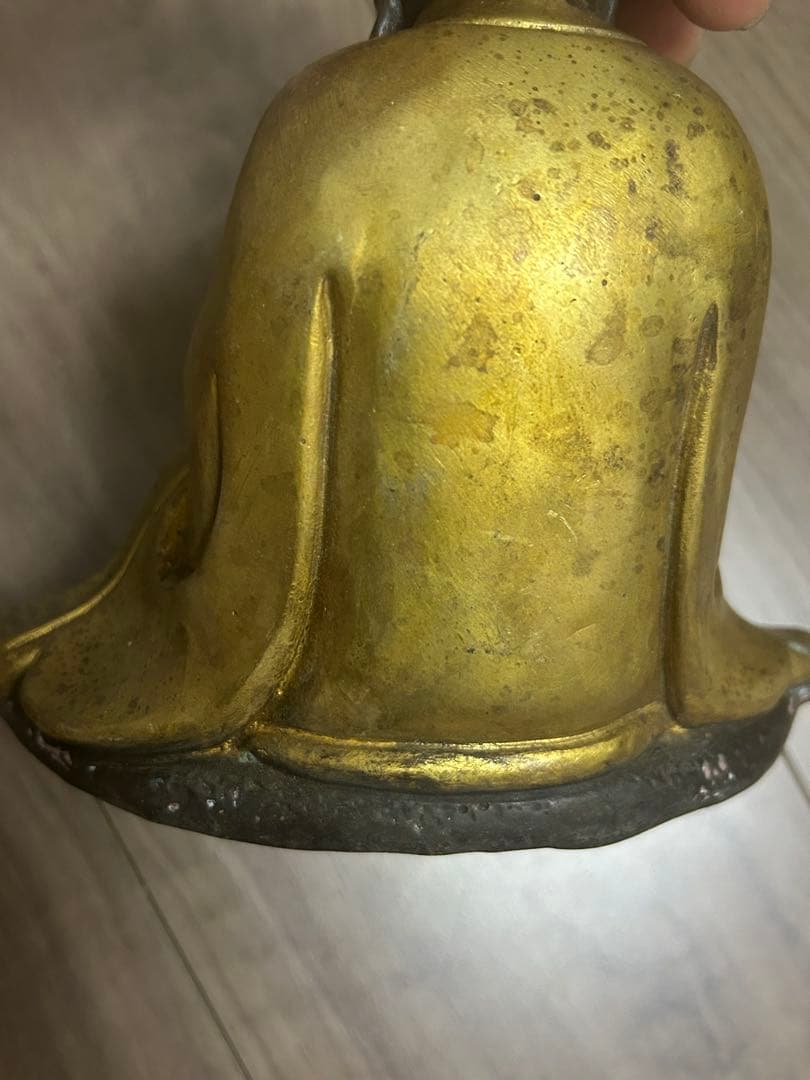 銅金羅漢坐像，中国古董