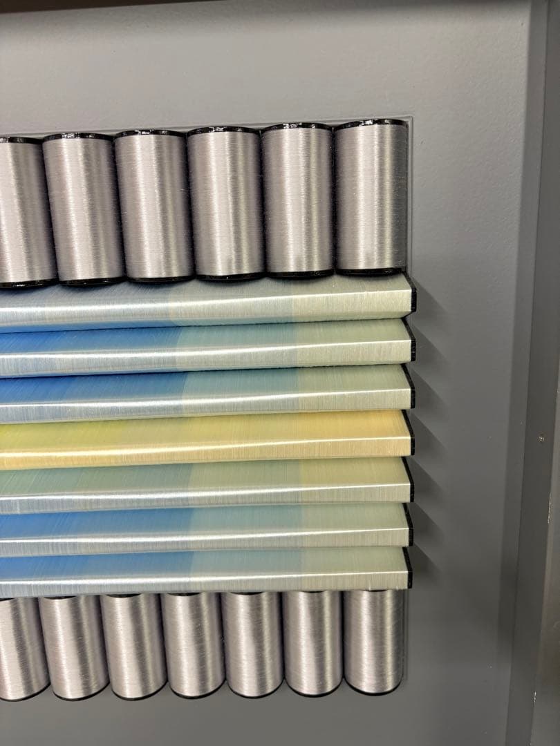 「時空」　森康次　額装　絵画　刺繍 アート 伝統工芸 日本刺繍 着物