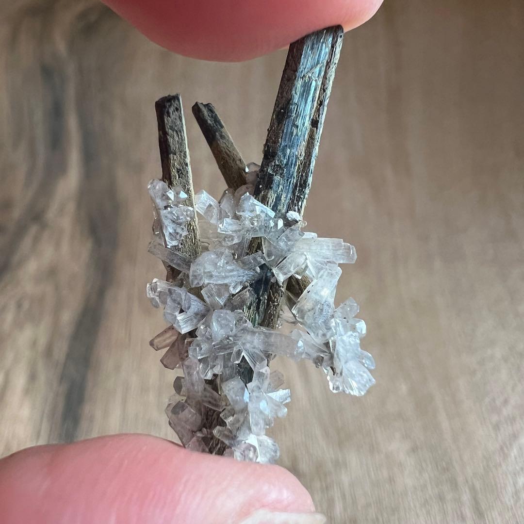 エジリン輝石 ナトロライト 30 共生 鉱物 標本 原石