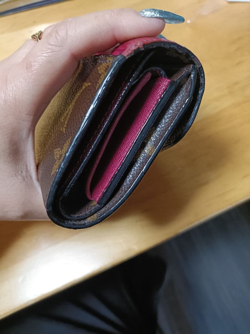 ルイヴィトン モノグラム ポルトフォイユ・マリールー コンパクト 折り財布