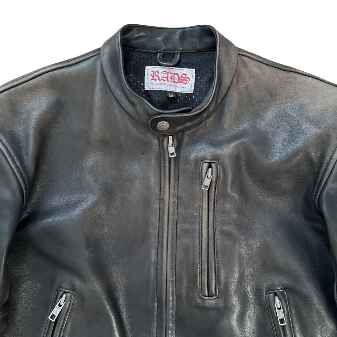 KADOYA　カドヤ　RADS　シングルライダース　レザージャケット　牛革　S