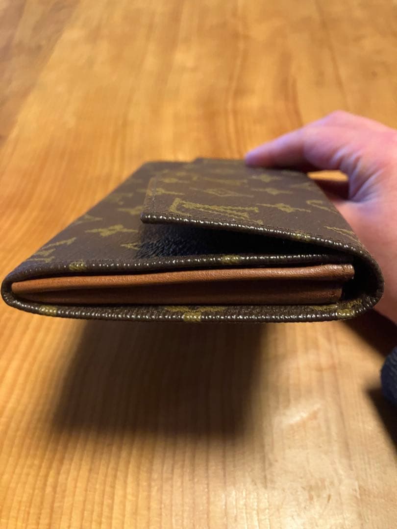 【極美品】レア LouisVuitton モノグラム 二つ折り財布 ヴィンテージ