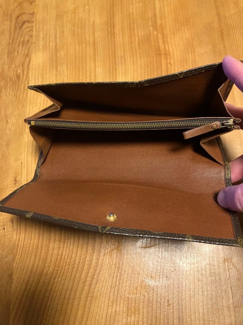 【極美品】レア LouisVuitton モノグラム 二つ折り財布 ヴィンテージ