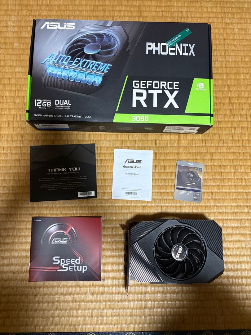 ASUS GeForce RTX 3060 12GB 箱付き