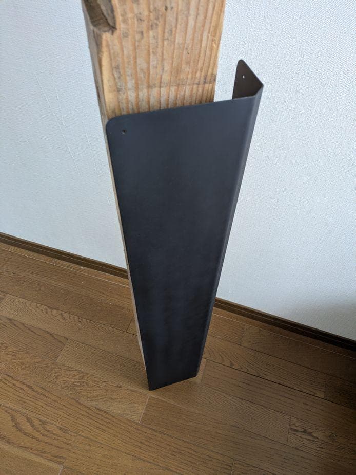 柱用　遮熱板　柱ガード　薪ストーブ　ヒートシールド　L字型